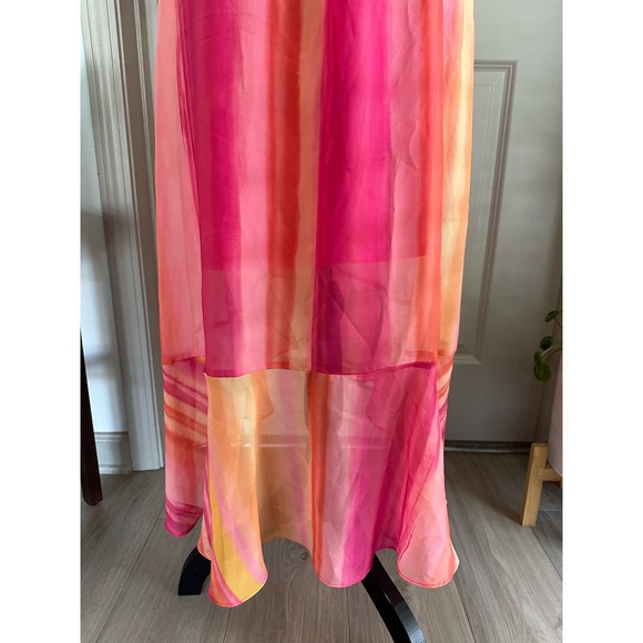 NWT Julia Jordan Surplus Halter Hi Low Belted Dress Sz. 4 - Picture 9 of 11